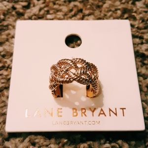 Gold Braided Ring NWT